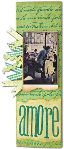 “Amore Card” By Tim Holtz
