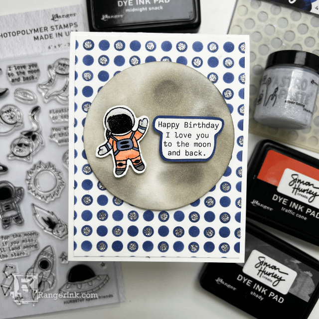 Simon Hurley create. Space Birthday Card by Asia Alberto