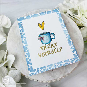 Painting with Perfect Pearls Treat Yourself Card by Joy Baldwin