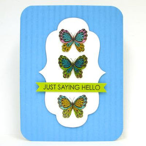 Inkssentials™ Shrink Plastic Butterfly Card By Jennifer McGuire