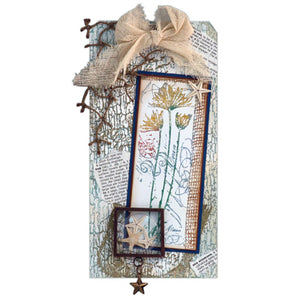 Memory Capsule and Frame “By The Sea” Tag By Roni Johnson