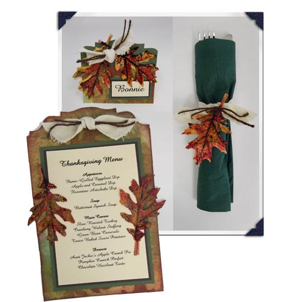 Color Wash Thanksgiving Table Setting By Patti Behan