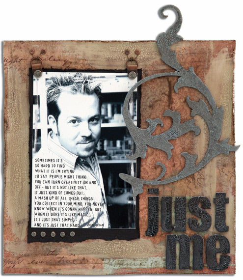 Distress™ “Just Me” Page By Tim Holtz