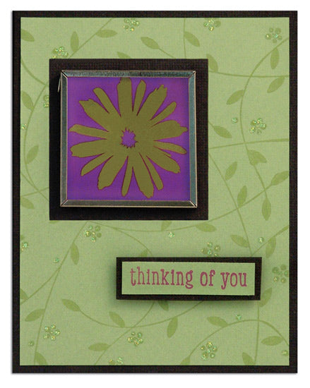 Thinking of You Adirondack® Pigment Ink Card By Michelle Renee Bernard and Patti Behan