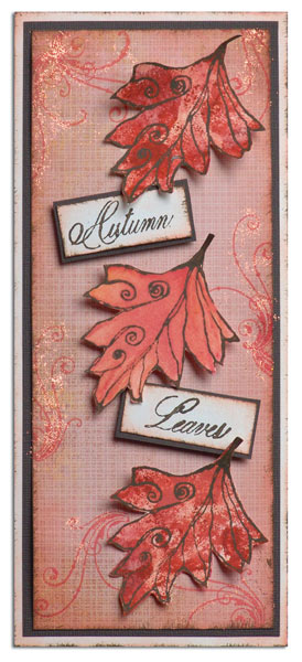 Autumn Leaves Adirondack® Coordinating Colors Card By Patti Behan