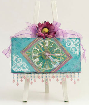 Clock Batik BeesWax Batik Clock By Patti Behan