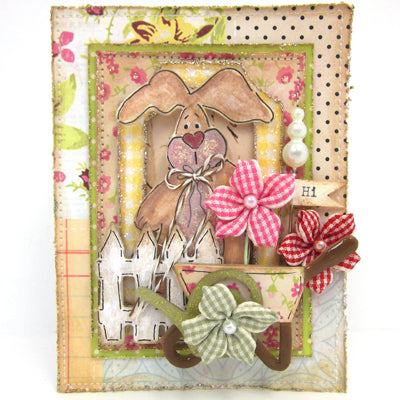 Perfect Pearls Bunny Card By Lisa M. Pace