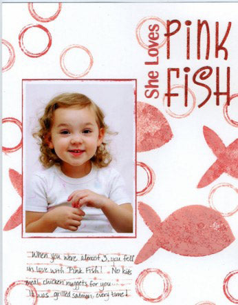 She Loves Pink Fish By Cat Confer