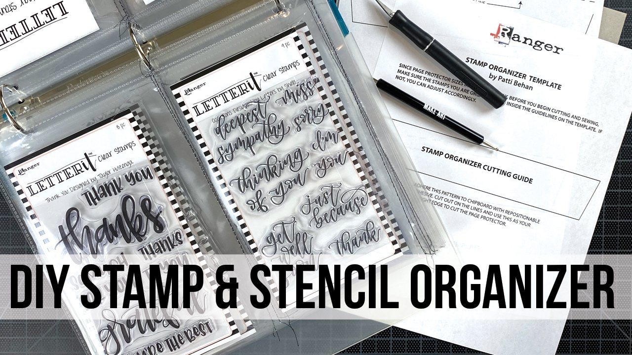 DIY Stamp & Stencil Organization