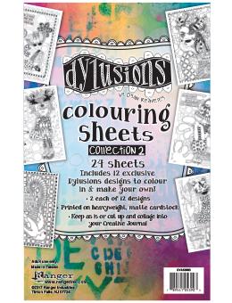 Dylusions Colouring Sheets