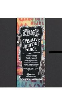 Dylusions Creative Journal Square Black