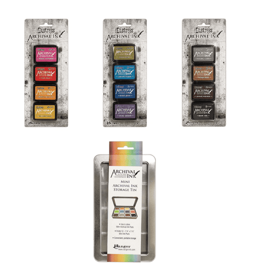 Tim Holtz Distress Archival Mini Ink Pad Sets 1, 2 & 3 Shop 