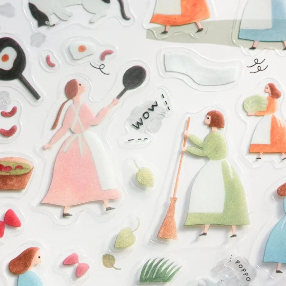 Cozyca Necktie Sticker Sheet - Ordinary Day Surfaces Cozyca 