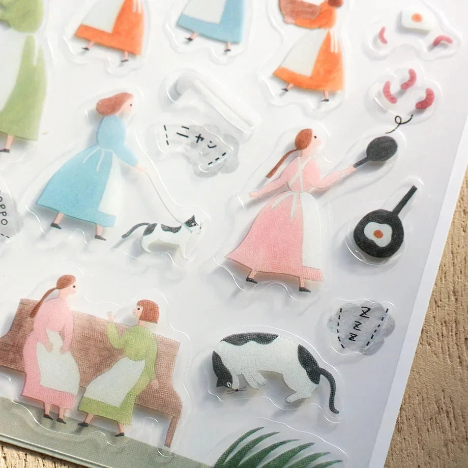Cozyca Necktie Sticker Sheet - Ordinary Day Surfaces Cozyca 