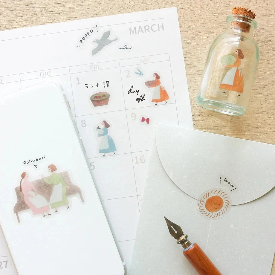 Cozyca Necktie Sticker Sheet - Ordinary Day Surfaces Cozyca 