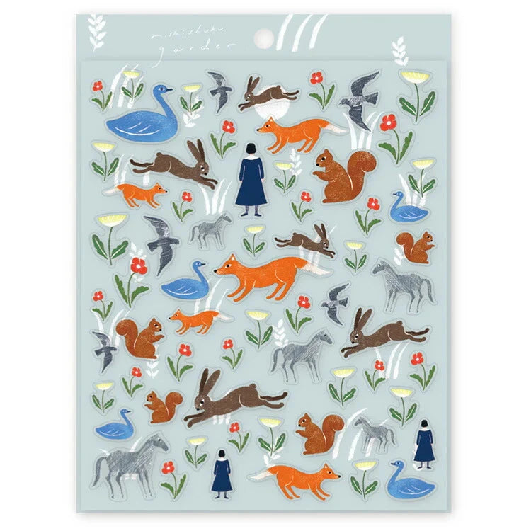 Cozyca Shuku Nishi Sticker Sheet - Garden Surfaces Cozyca 
