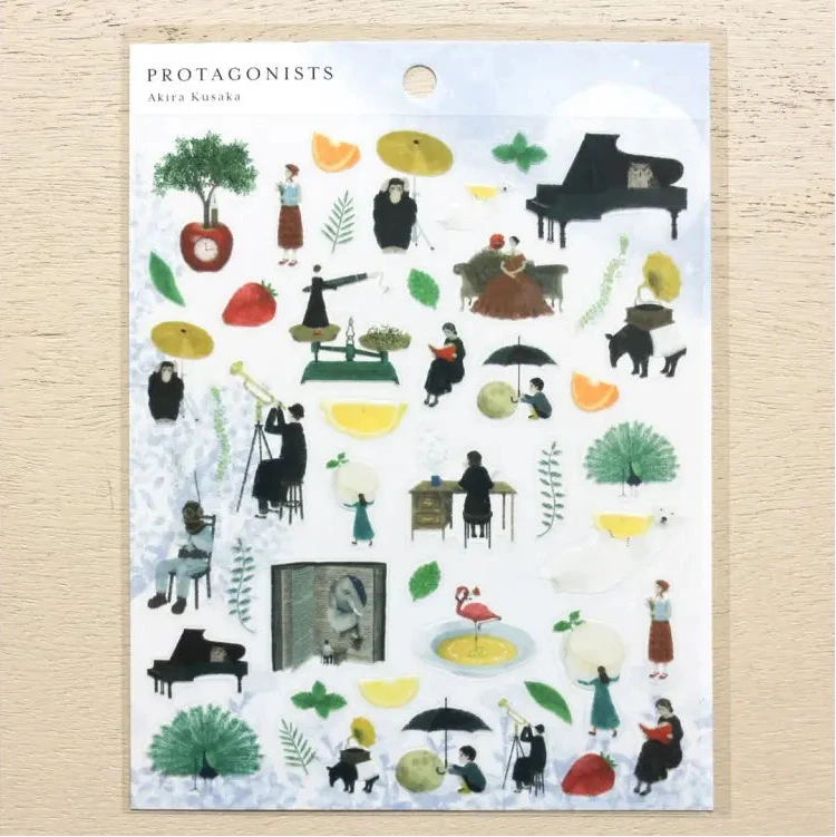 Cozyca Akira Kusaka Sticker Sheet - Protagonists 2 Surfaces Cozyca 