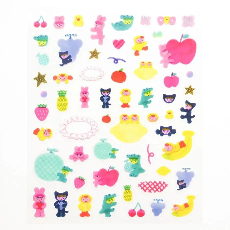 Cozyca Yuki Itoi Sticker Sheet - Fruits Surfaces Cozyca 