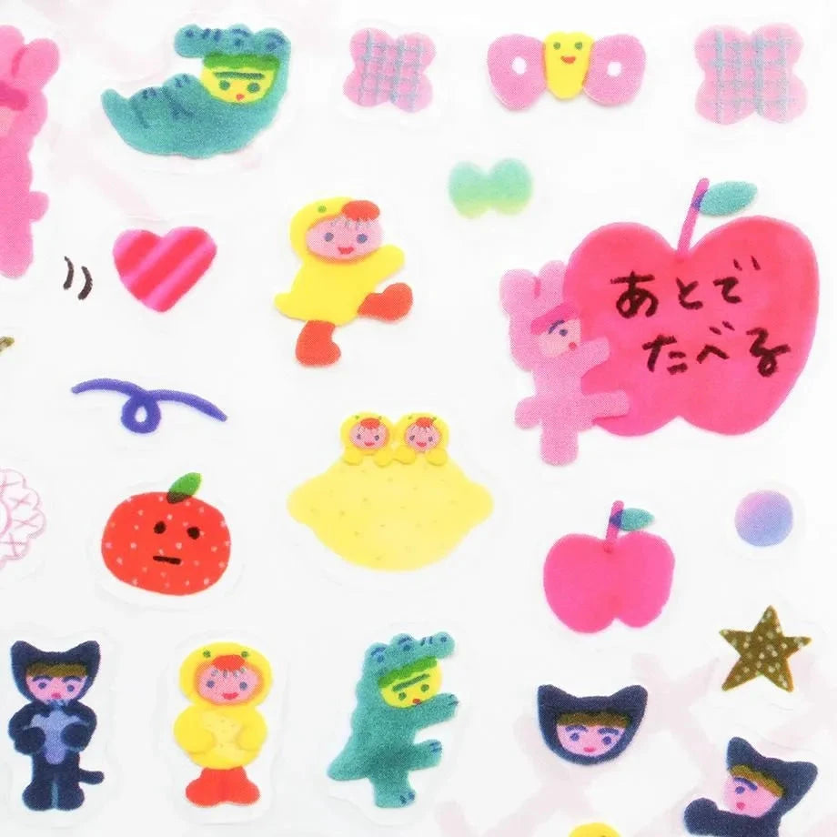 Cozyca Yuki Itoi Sticker Sheet - Fruits Surfaces Cozyca 