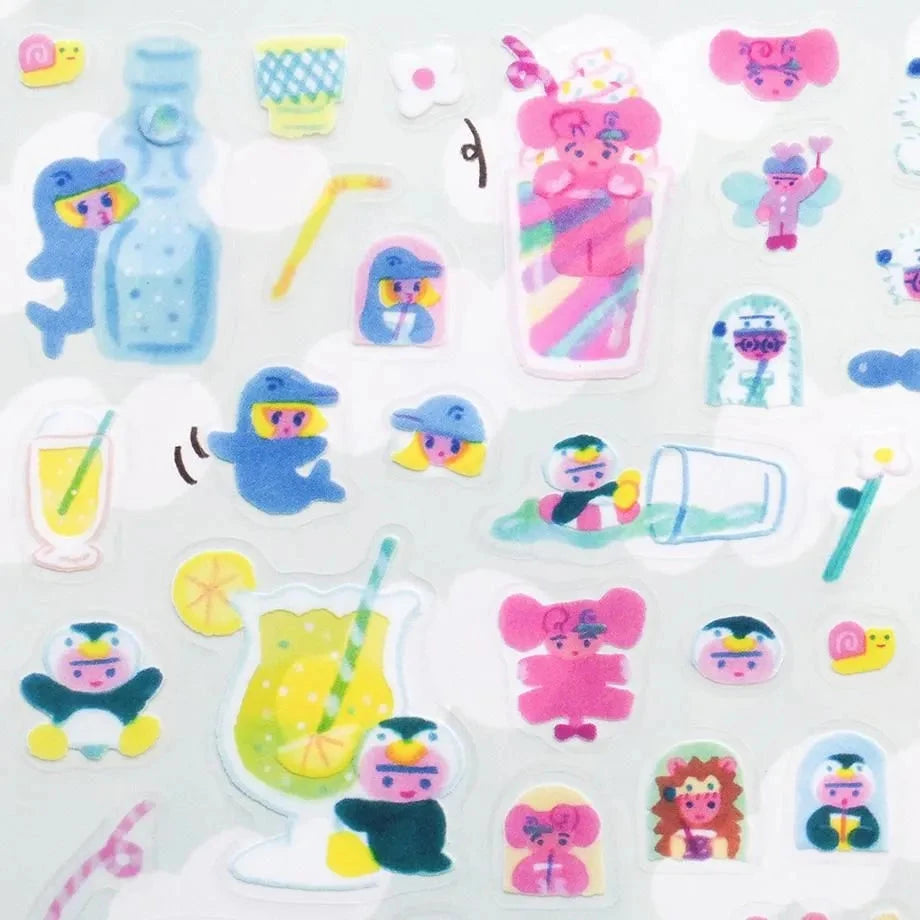 Cozyca Yuki Itoi Sticker Sheet - Juice Surfaces Cozyca 