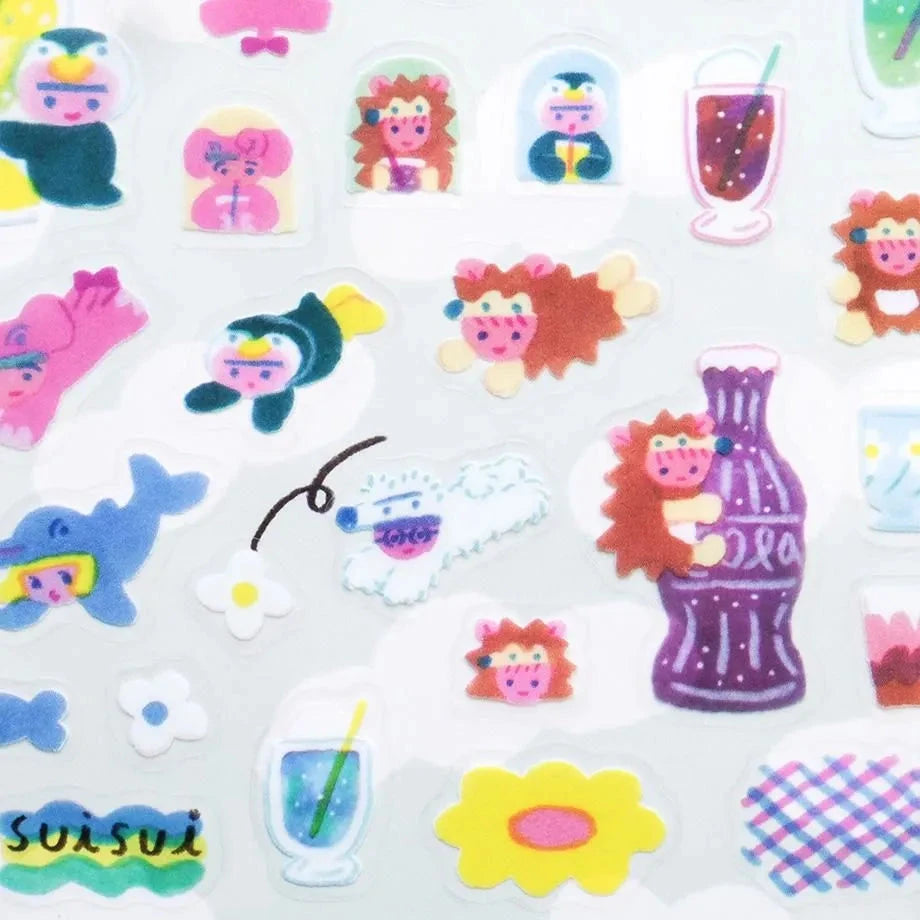 Cozyca Yuki Itoi Sticker Sheet - Juice Surfaces Cozyca 