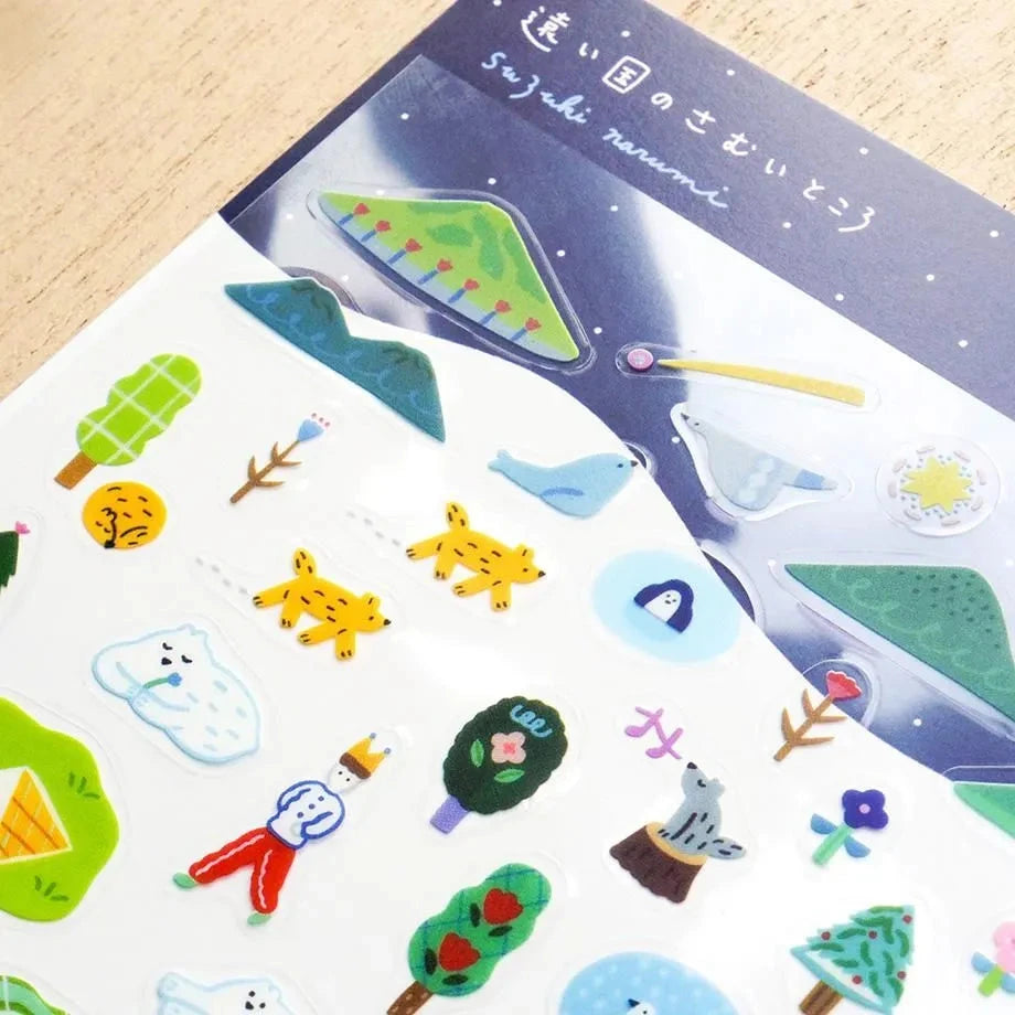 Cozyca Suzuki Narumi Sticker Sheet - A Faraway Country Surfaces Cozyca 