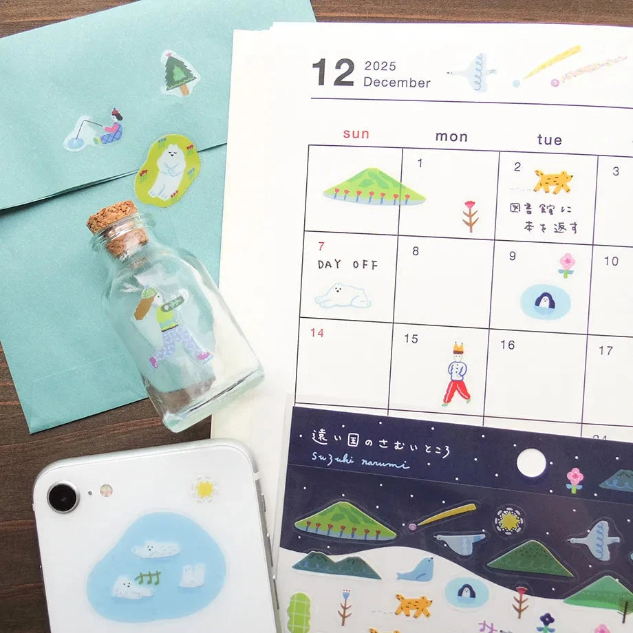 Cozyca Suzuki Narumi Sticker Sheet - A Faraway Country Surfaces Cozyca 