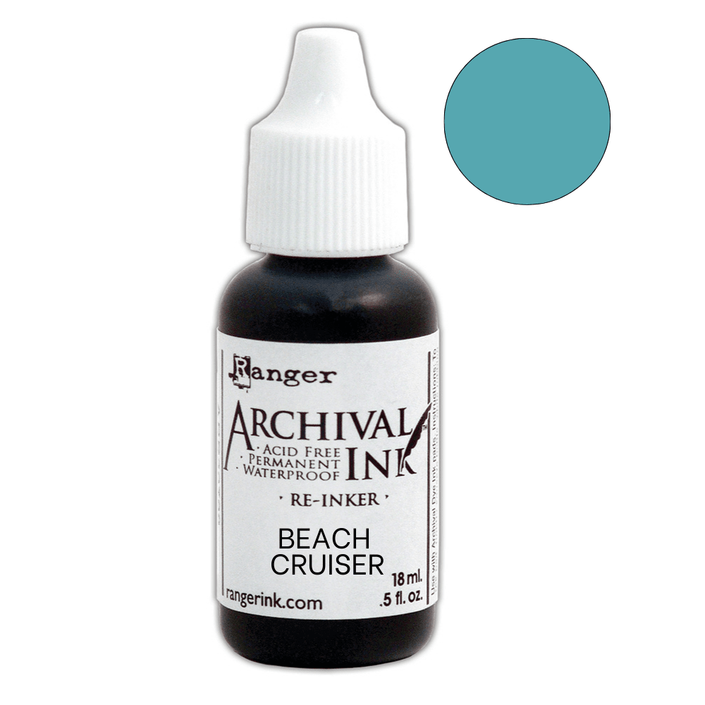 Archival Ink Pads Re Inker Beach Cruiser 0.5oz