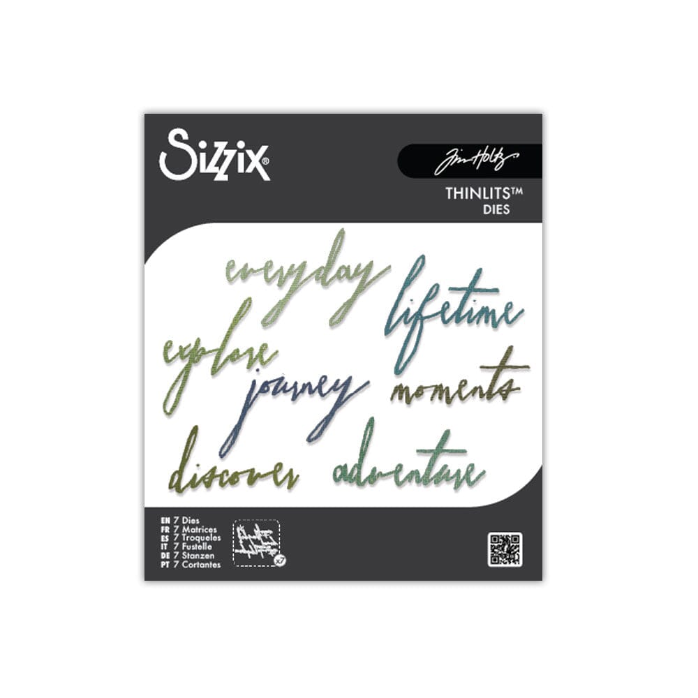 Tim Holtz® Alterations by Sizzix Thinlits™ Dies - Journey, 7pk Cutting Dies Tim Holtz Other 