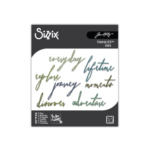 Tim Holtz® Alterations by Sizzix Thinlits™ Dies - Journey, 7pk Cutting Dies Tim Holtz Other 
