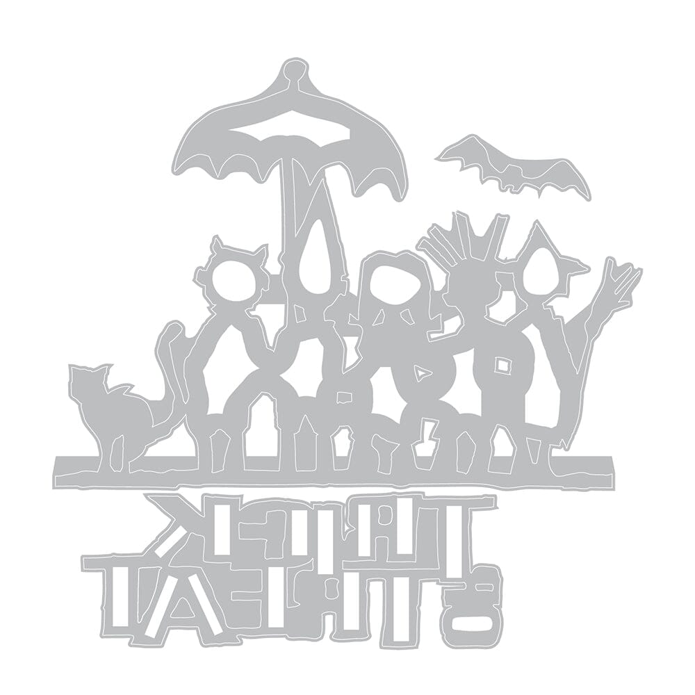 Tim Holtz Sizzix Thinlits Die Set Trick-or-Treat 3pk Cutting Dies Tim Holtz Other 