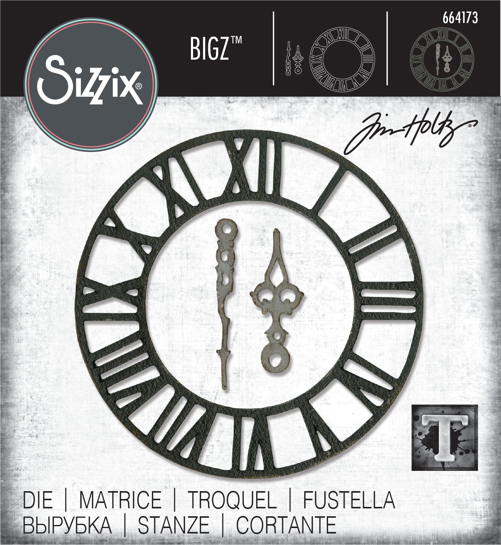 Alterations by Sizzix Bigz Die - Timekeeper Sizzix Tim Holtz Other 