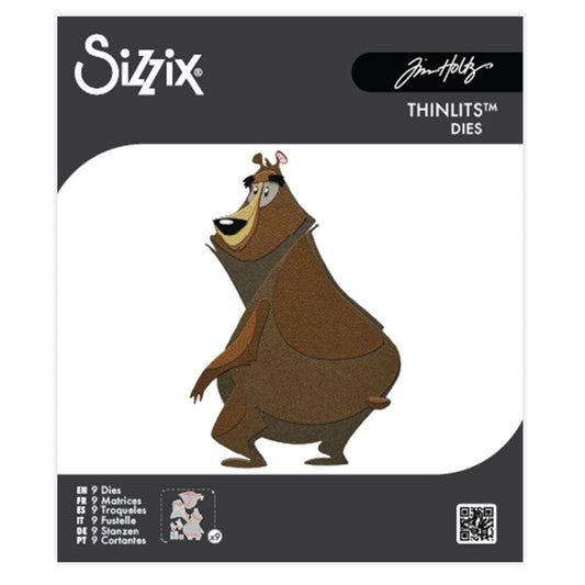 Tim Holtz Colorize Sizzix Thinlits Die Set Theodore 9pk Cutting Dies Tim Holtz Other 