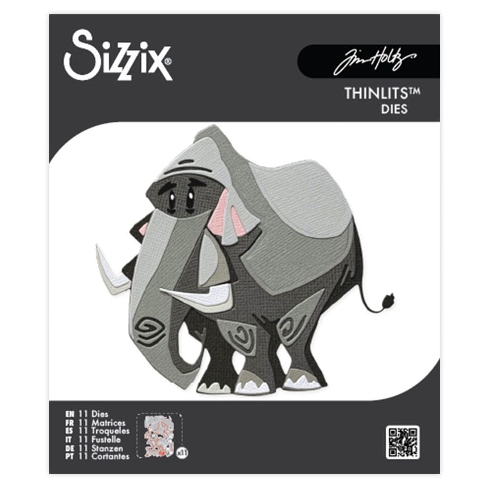 Tim Holtz Colorize Sizzix Thinlits Die Set Clarence 11pk Cutting Dies Tim Holtz Other 