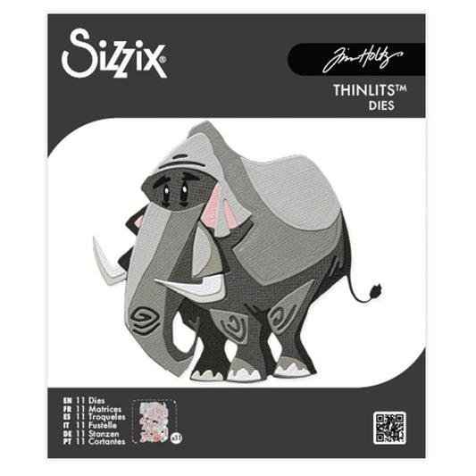 Tim Holtz Colorize Sizzix Thinlits Die Set Clarence 11pk Cutting Dies Tim Holtz Other 