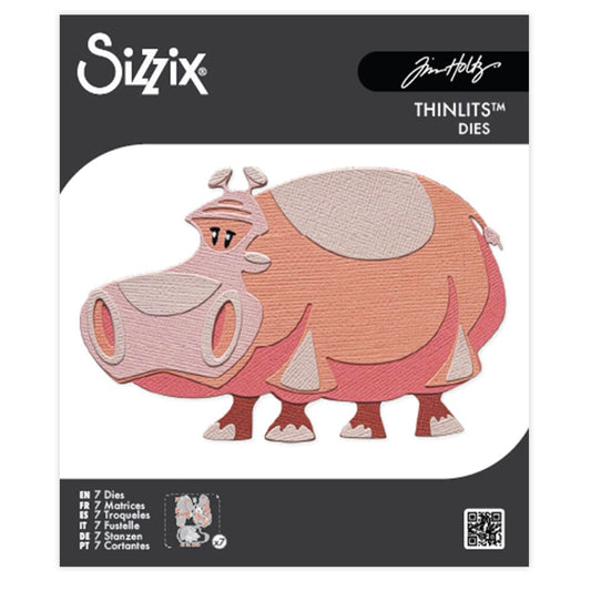 Tim Holtz Colorize Sizzix Thinlits Die Set Bernice 7pk Cutting Dies Tim Holtz Other 