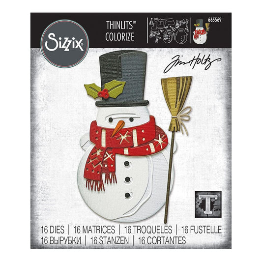 Tim Holtz Sizzix Thinlits Die Set Winston Colorize 16pk Cutting Dies Tim Holtz Other 