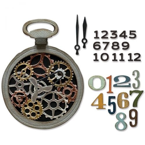 Tim Holtz Alterations by Sizzix Thinlits® Die Set 29PK – Vault Watch Gears Cutting Dies Tim Holtz Other 