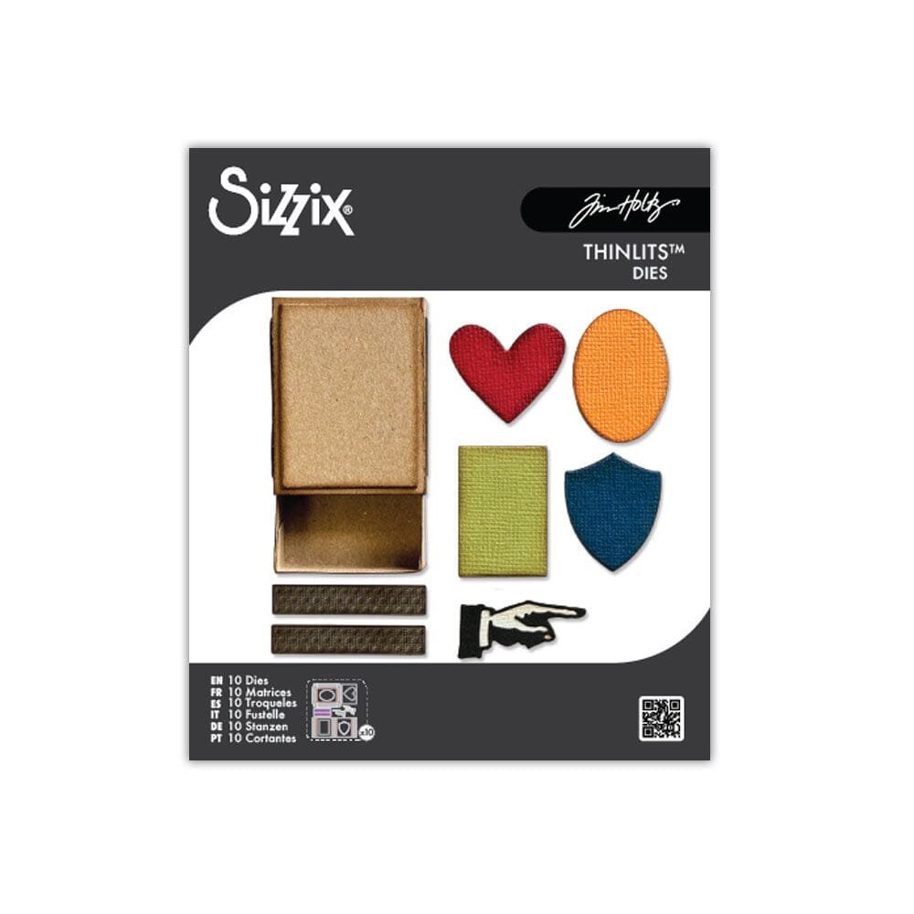 Tim Holtz Alterations by Sizzix Thinlits® Die Set 10PK “ Vault Matchbox Cutting Dies Tim Holtz Other 