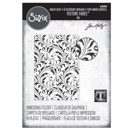 Tim Holtz Sizzix Flourish Embossing Folder Cutting Dies Tim Holtz Other 