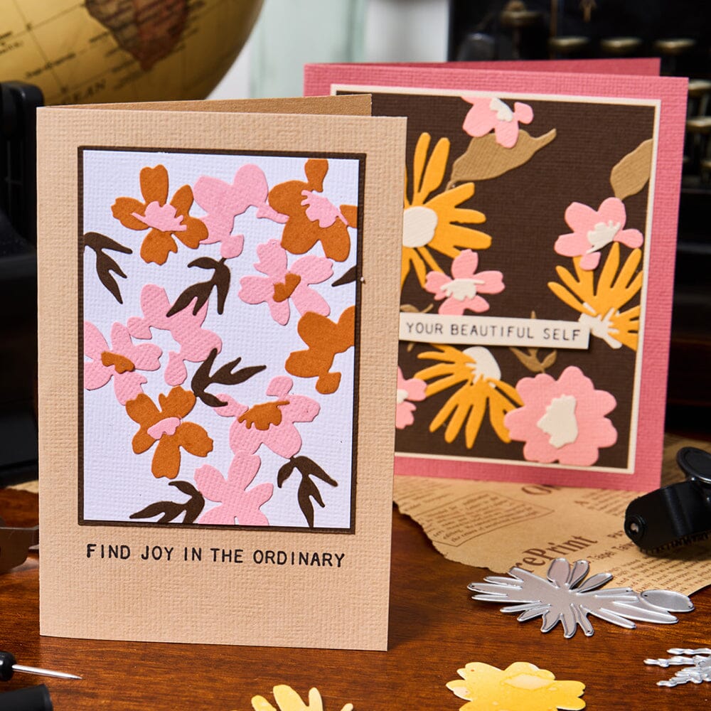 Tim Holtz Sizzix Thinlits Floristry 2D Embossing Folder 11pk Cutting Dies Tim Holtz Other 