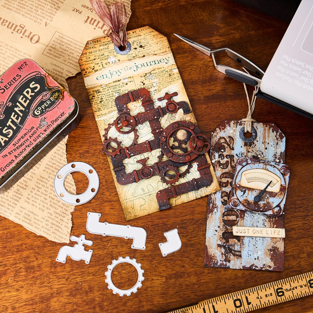 Tim Holtz Sizzix Thinlits Industrial Die Set 37pk Cutting Dies Tim Holtz Other 