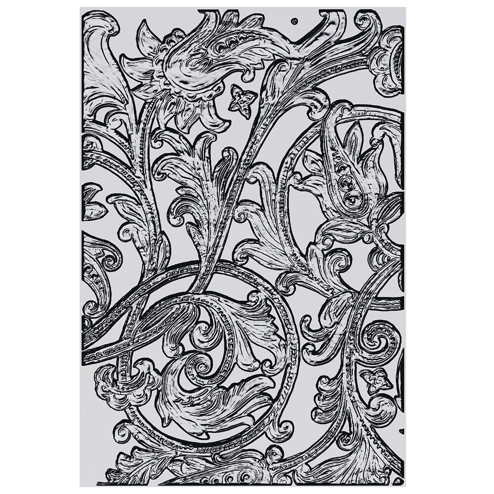 Tim Holtz Sizzix 3-D Texture Large Embossing Folder Entangled Cutting Dies Tim Holtz Other 