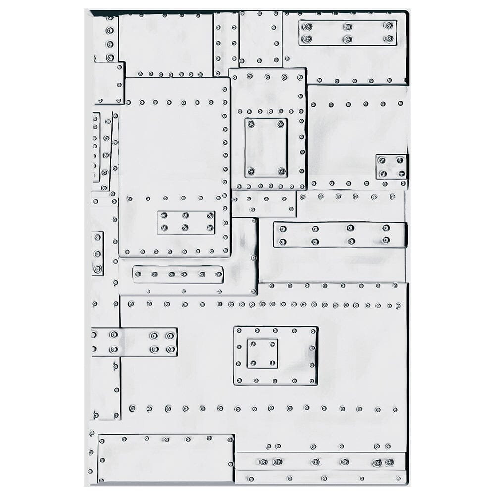 Tim Holtz Sizzix 3-D Texture Large Embossing Folder Foundry Cutting Dies Tim Holtz Other 