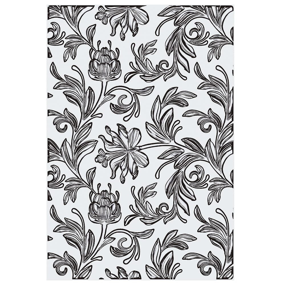 Tim Holtz Sizzix 3-D Texture Large Embossing Folder Botanical Cutting Dies Tim Holtz Other 