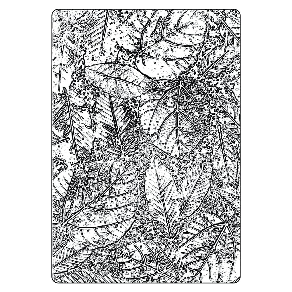 Tim Holtz Sizzix Embossing Folder Foilage Cutting Dies Tim Holtz Other 