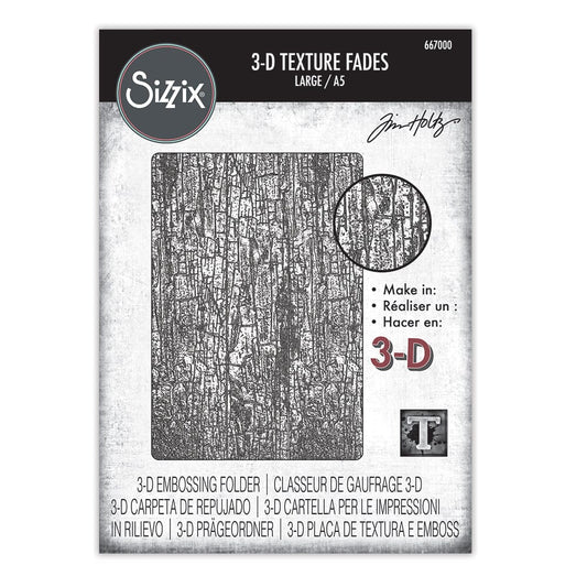 Tim Holtz Sizzix Embossing Folder Cracked Cutting Dies Tim Holtz Other 