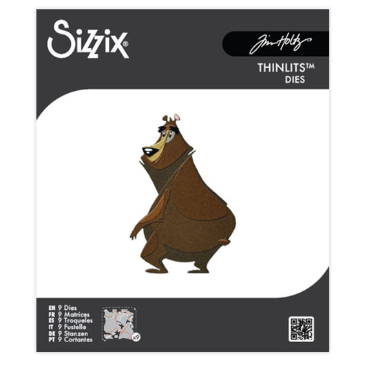 Tim Holtz Colorize Sizzix Thinlits Mini Die Set Theodore 9pk Cutting Dies Tim Holtz Other 