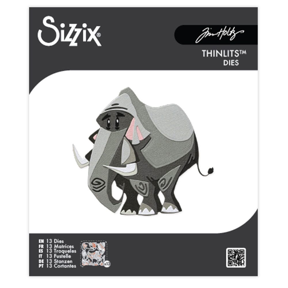 Tim Holtz Colorize Sizzix Thinlits Mini Die Set Clarence 13pk Cutting Dies Tim Holtz Other 