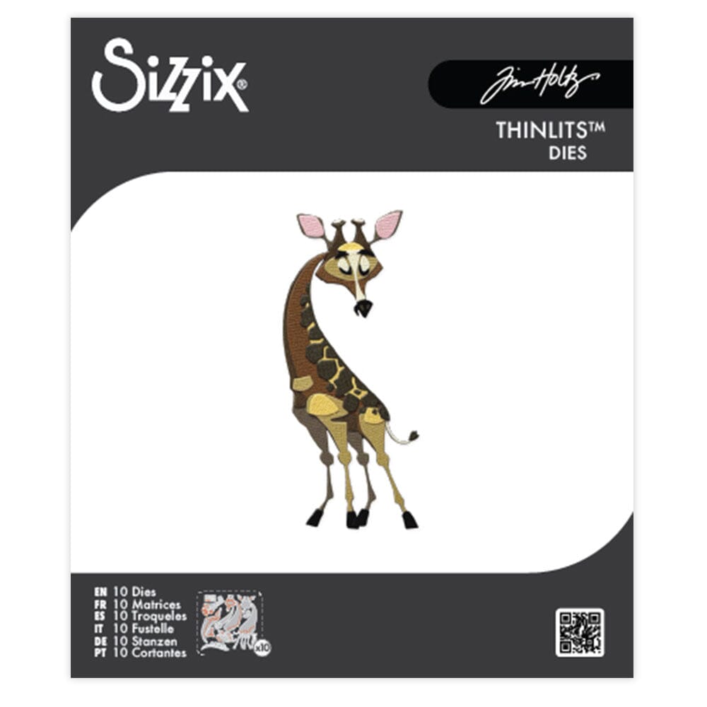 Tim Holtz Colorize Sizzix Thinlits Mini Die Set Gertrude 10pk Cutting Dies Tim Holtz Other 